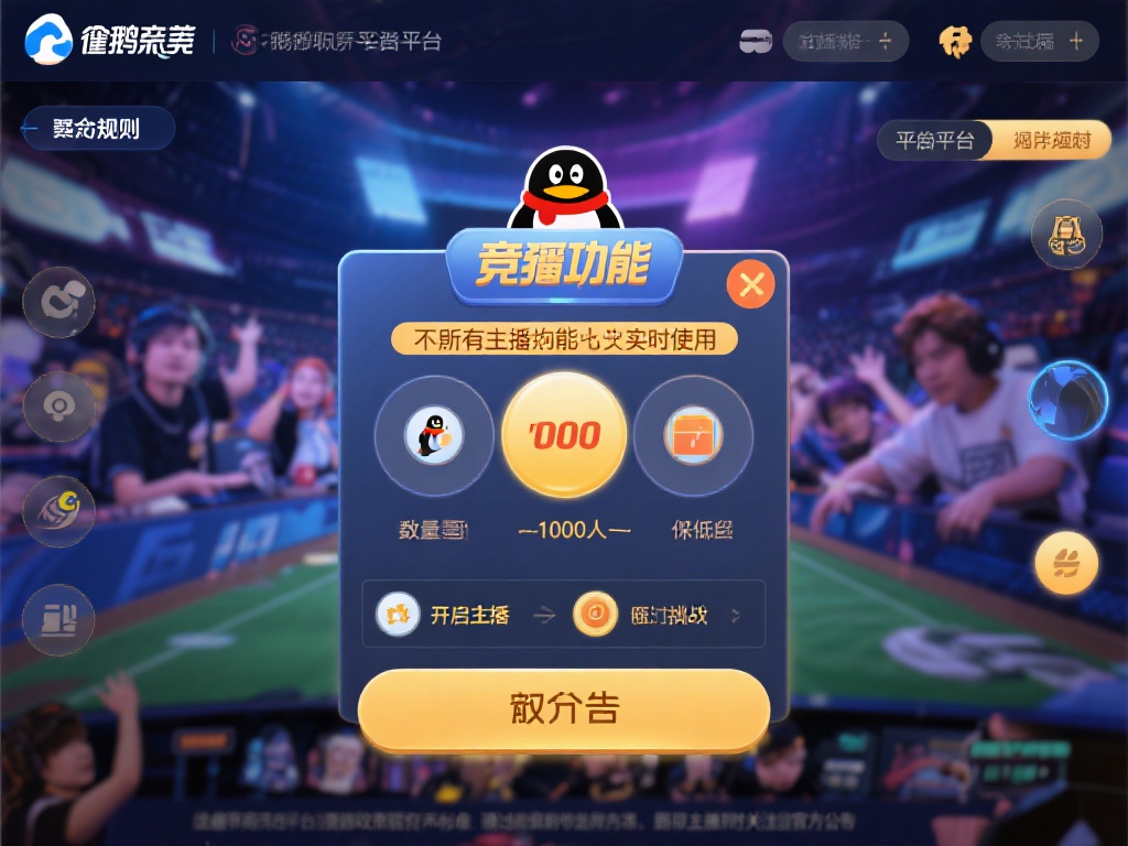 企鹅电竞平台粉丝数量要求及竞猜功能开启条件详解